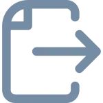 File Export SVG Icon